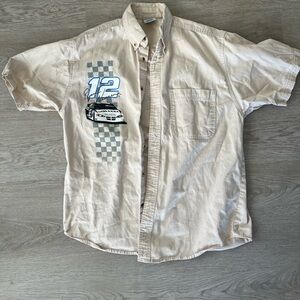 Ryan Newman 12 NASCAR button down shirt